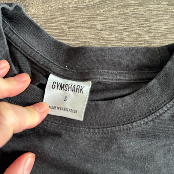 Gymshark Men’s Small Black Logo Tee - Picture 3 of 4